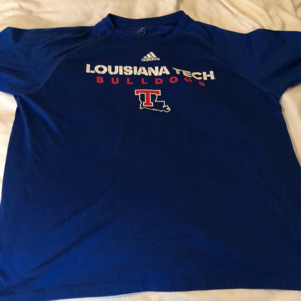 Louisiana Tech tee adidas large